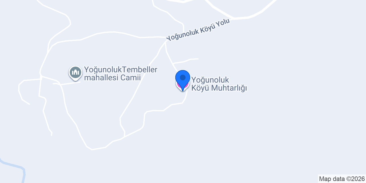 Yoğunoluk Köyü Muhtarlığı konumu