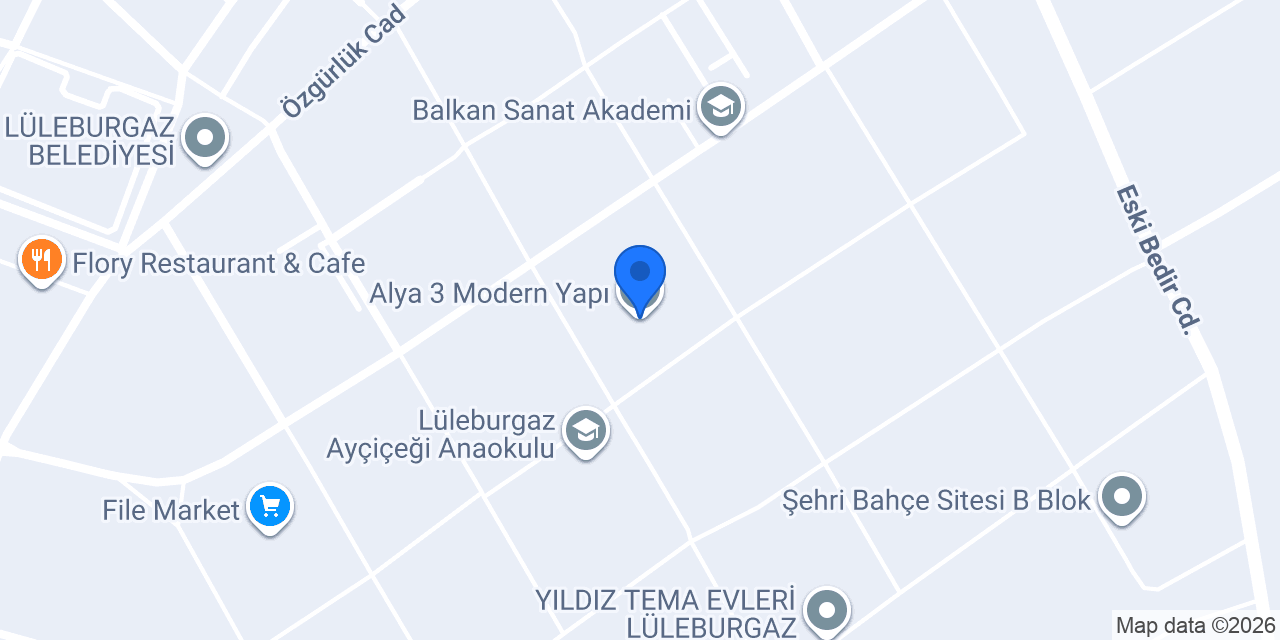 Alya 3 Modern Yapı konumu