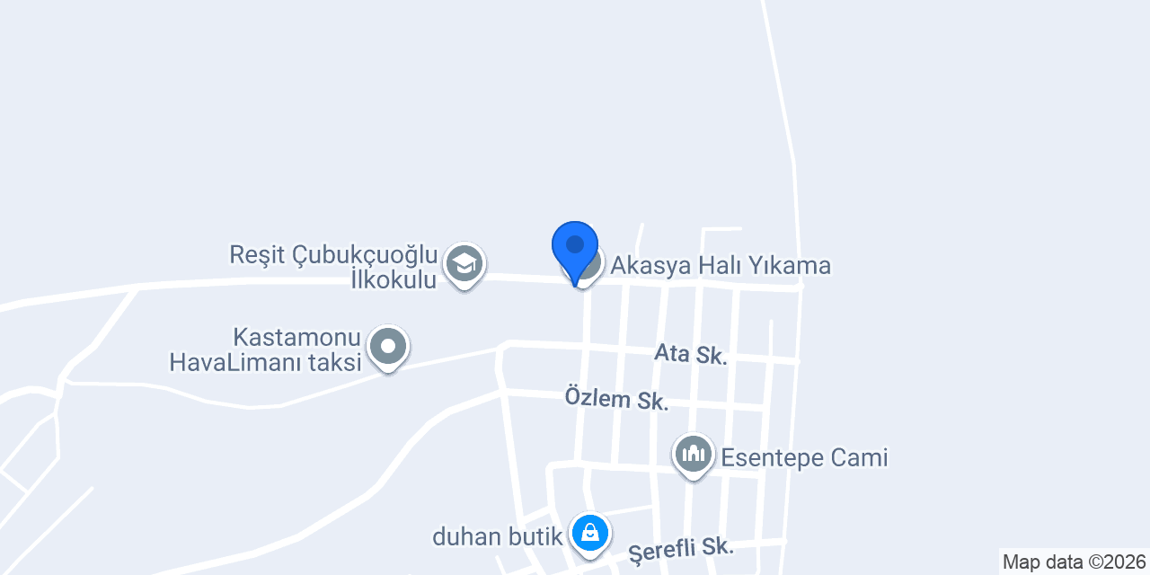 Akasya Halı Yıkama konumu
