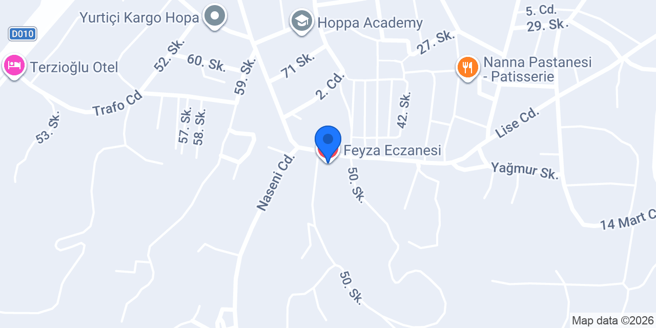 Feyza Eczanesi konumu