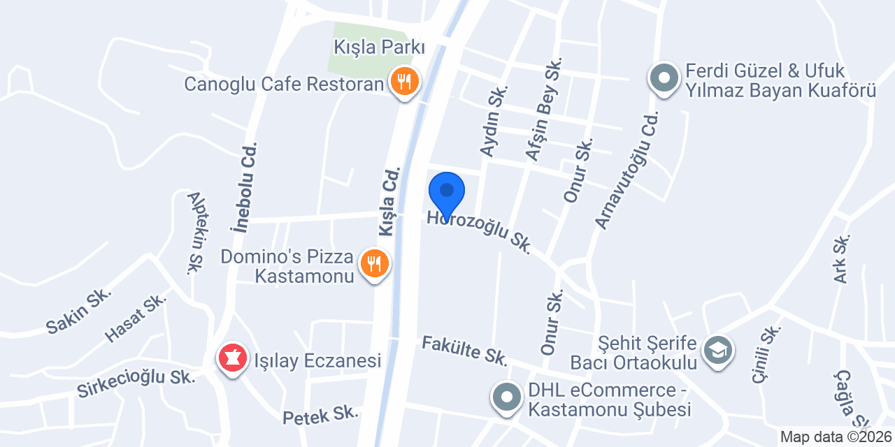 Özel Uğurlu Hastanesi konumu