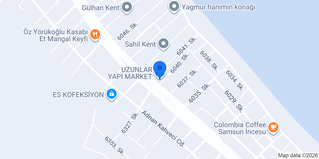 UZUNLAR YAPI MARKET konumu