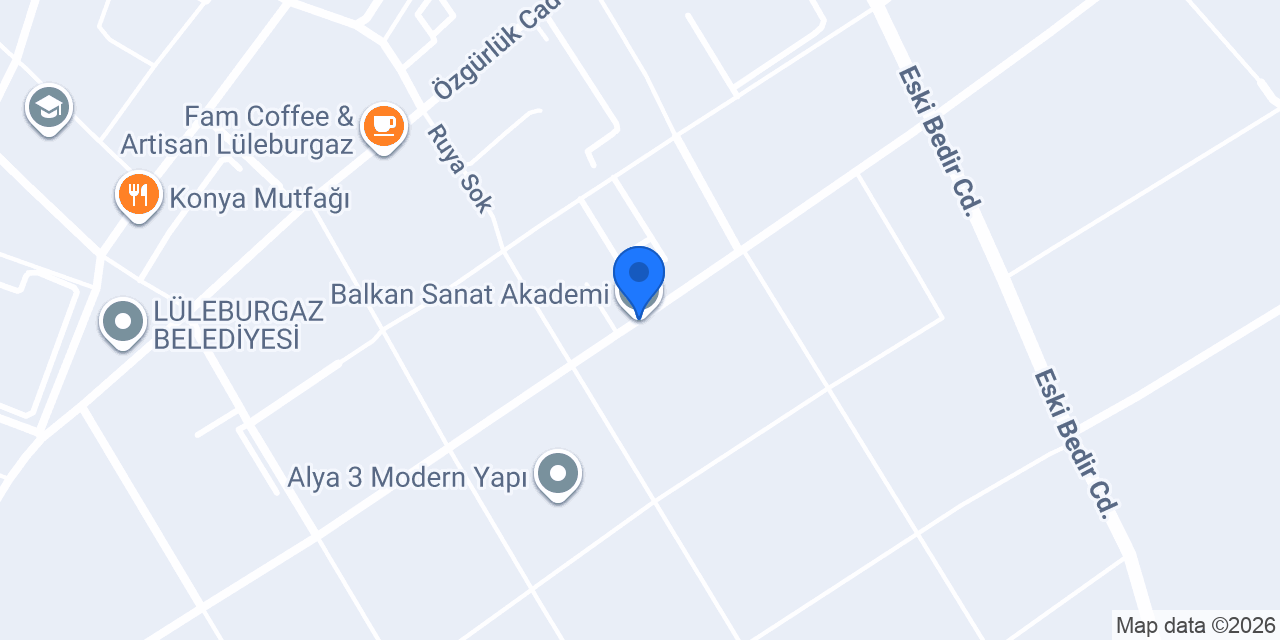 Balkan Sanat Akademi konumu