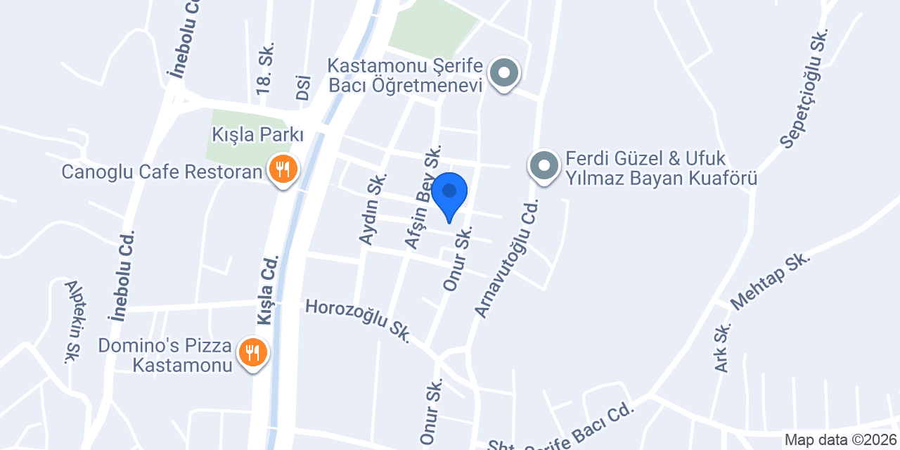 VATAN KARGO KASTAMONU konumu