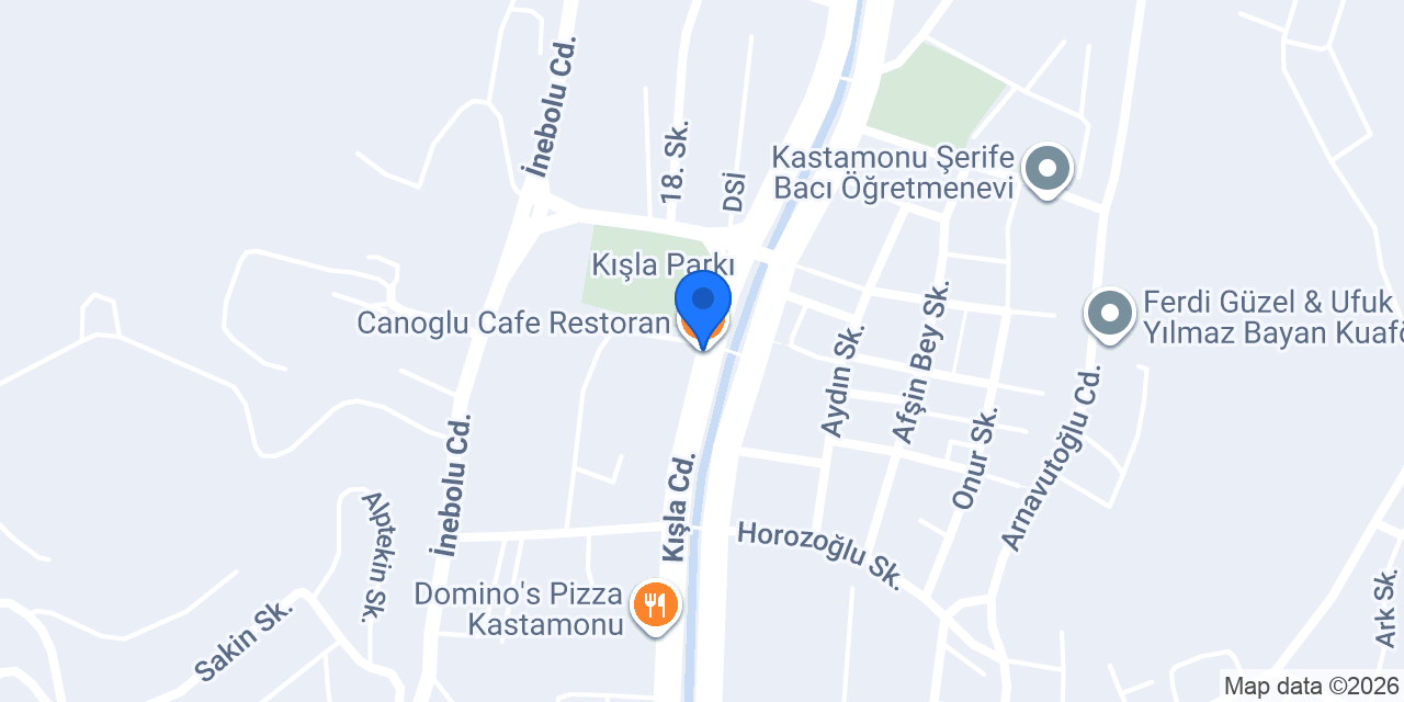 Canoglu Cafe Restoran konumu