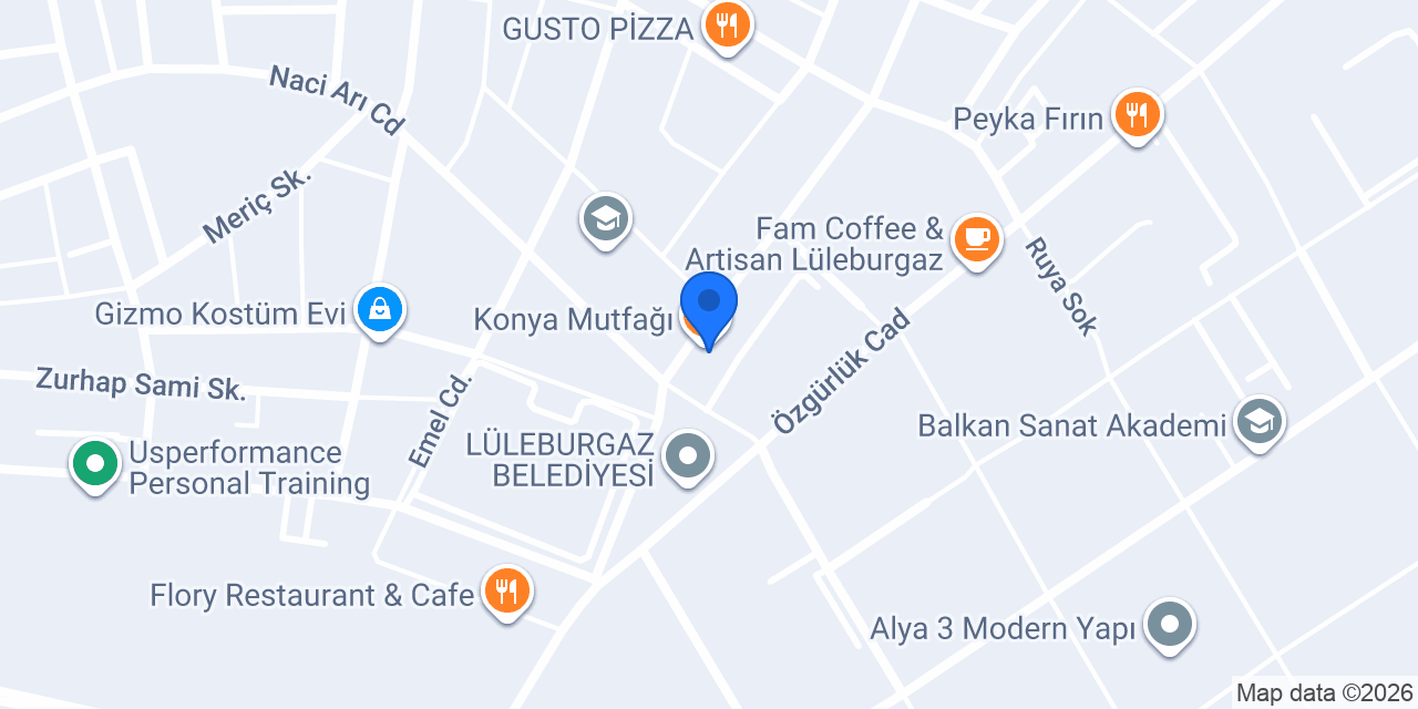 Konya Mutfağı konumu