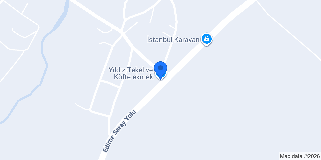 Yıldız Tekel ve Köfte ekmek konumu
