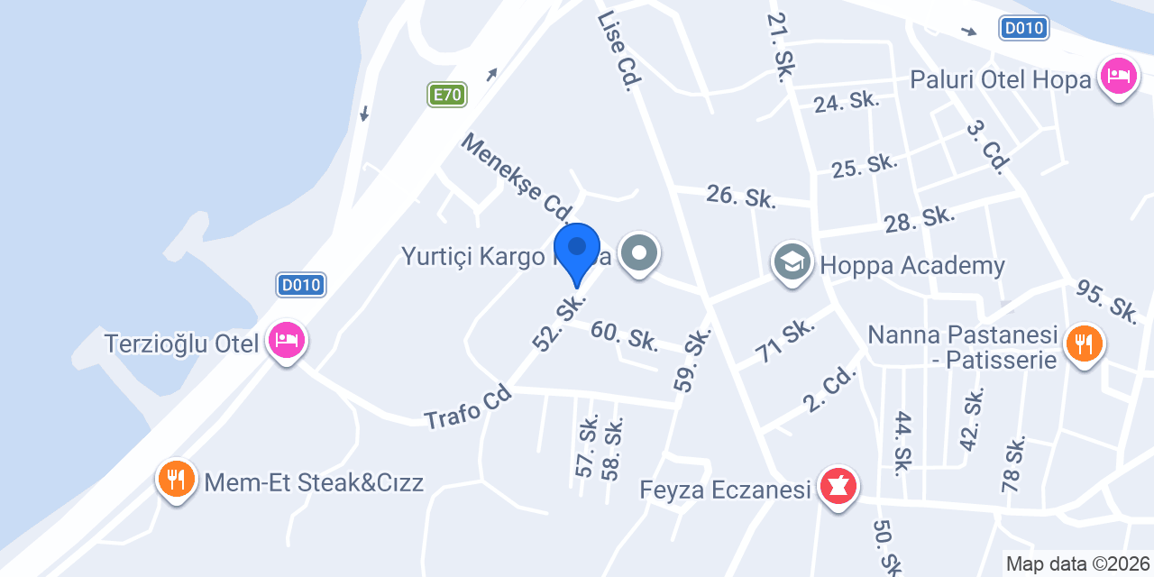 Aras Kargo Hopa Şubesi konumu