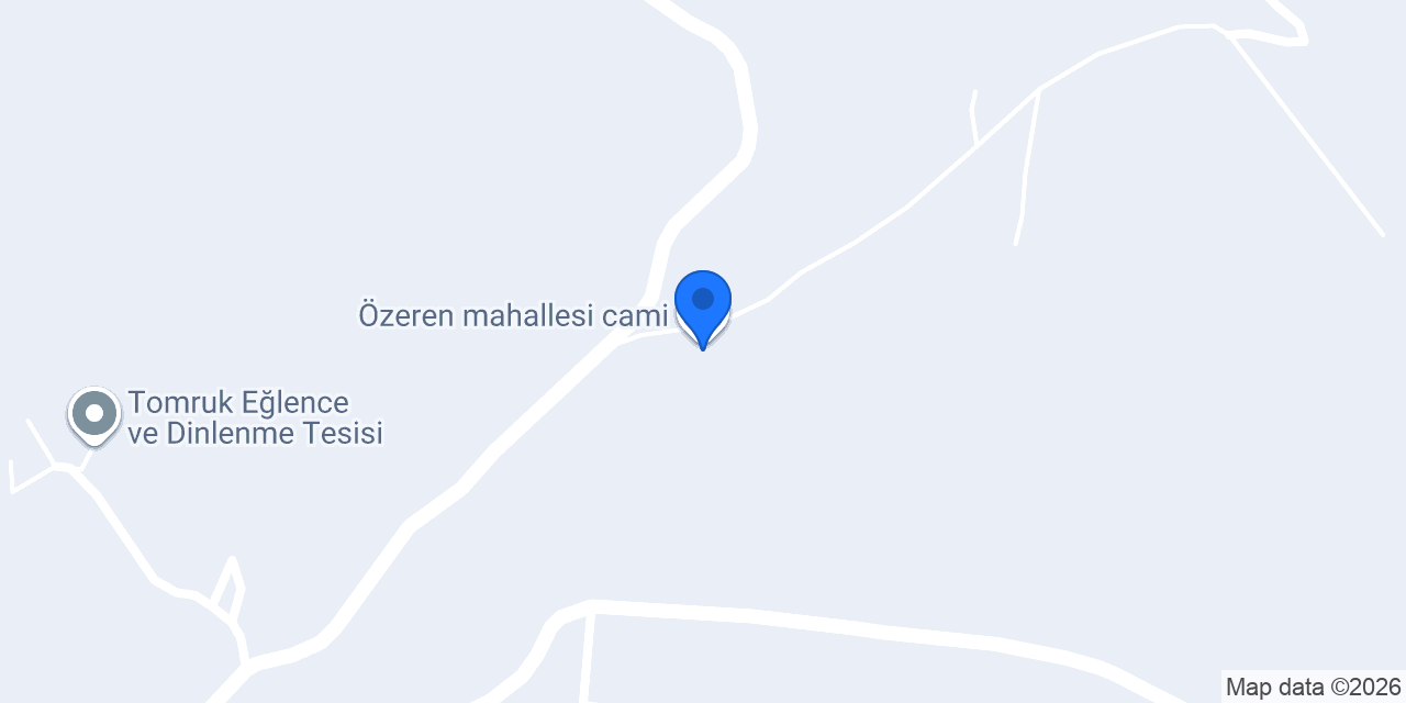 Özeren mahallesi cami konumu