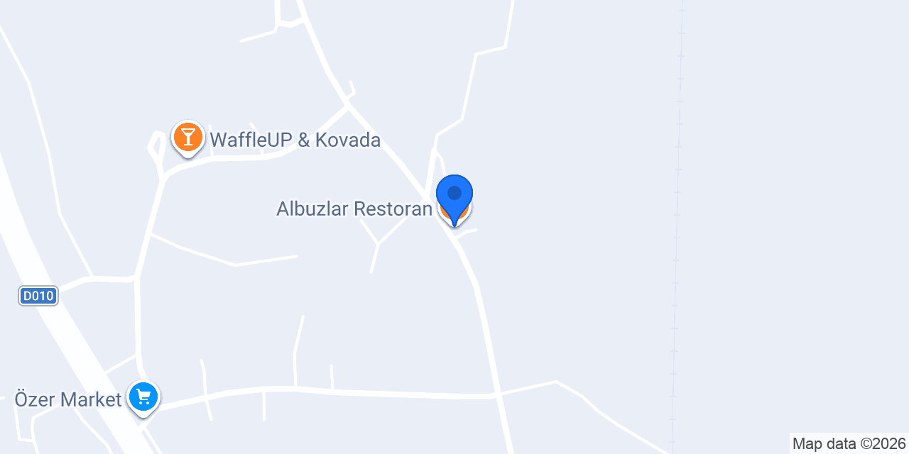 Albuzlar Restoran konumu