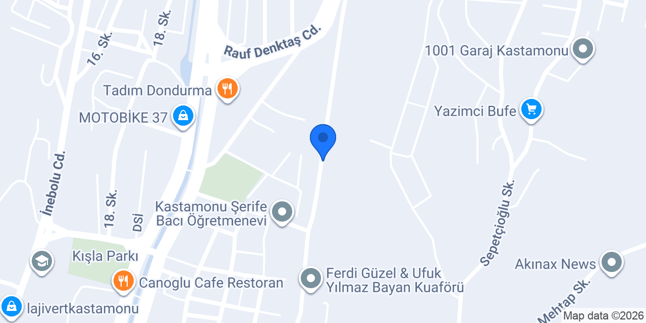 Taşköprü İlçe Milli Eğitim Müdürlüğü konumu