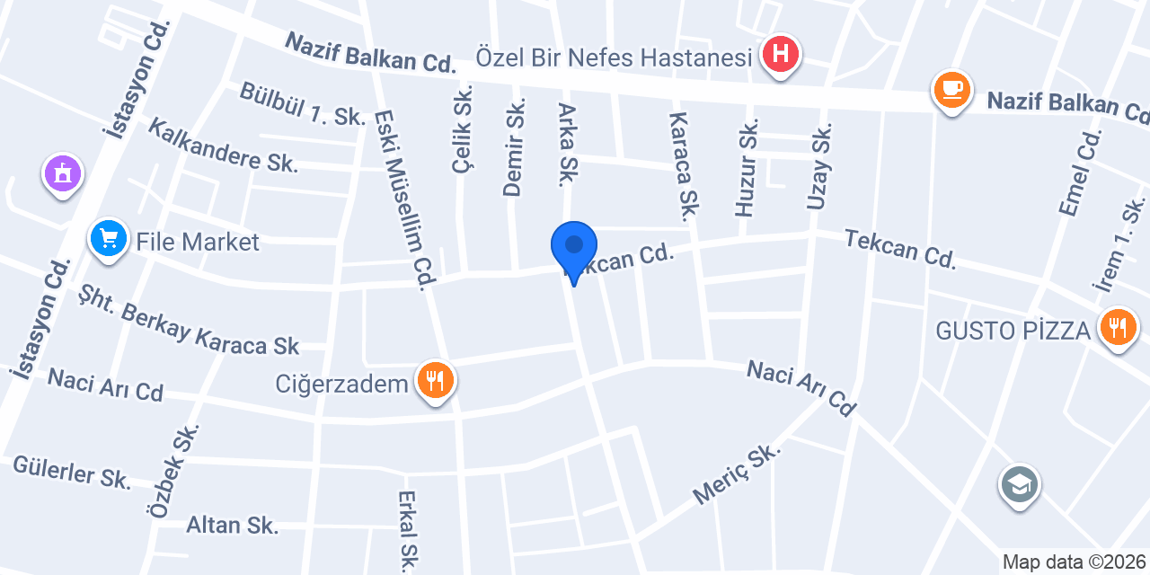 Yengeç Tekel konumu