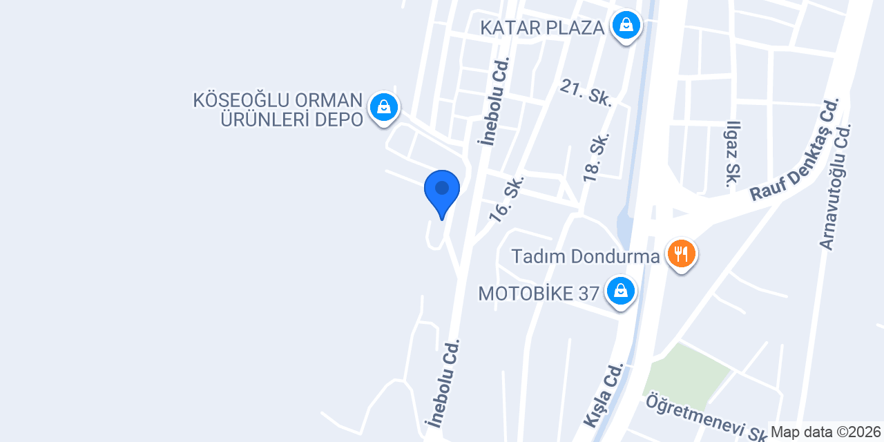 Kurtoğlu Makina konumu