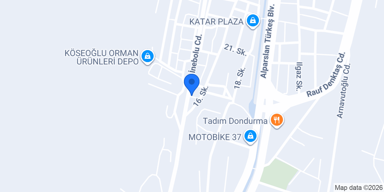 Afacan Yangın Söndürme konumu