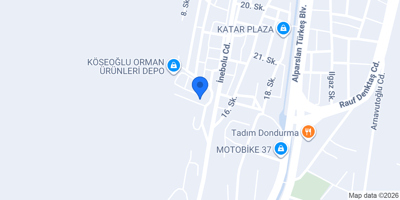 Kaderim Oto Kaporta konumu