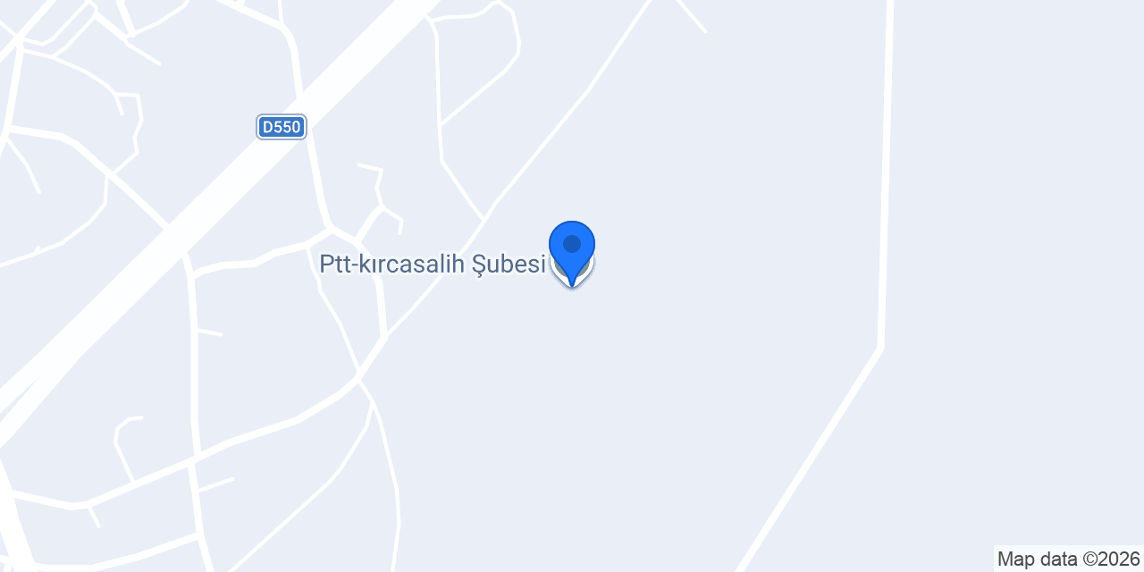 Ptt-kırcasalih Şubesi konumu