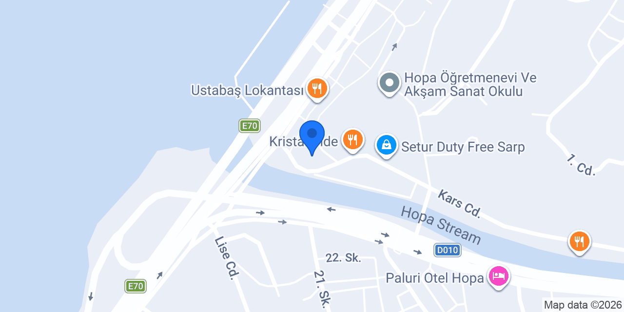 Küçük Ev Hopa konumu
