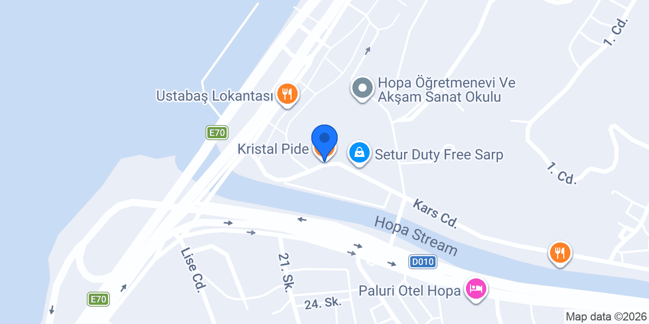 Kristal Pide konumu