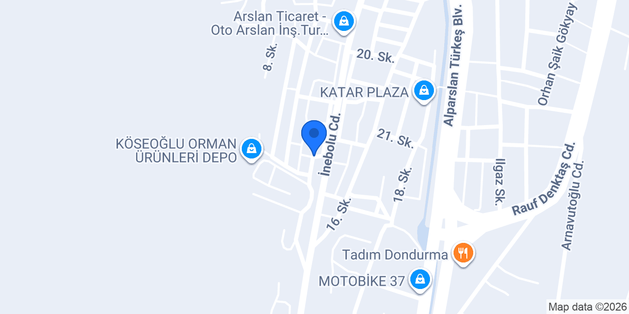 Çiçek Mobilya konumu