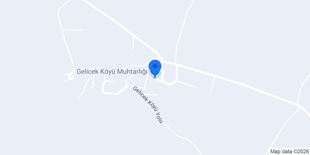 Gelicek Köyü Muhtarlığı konumu