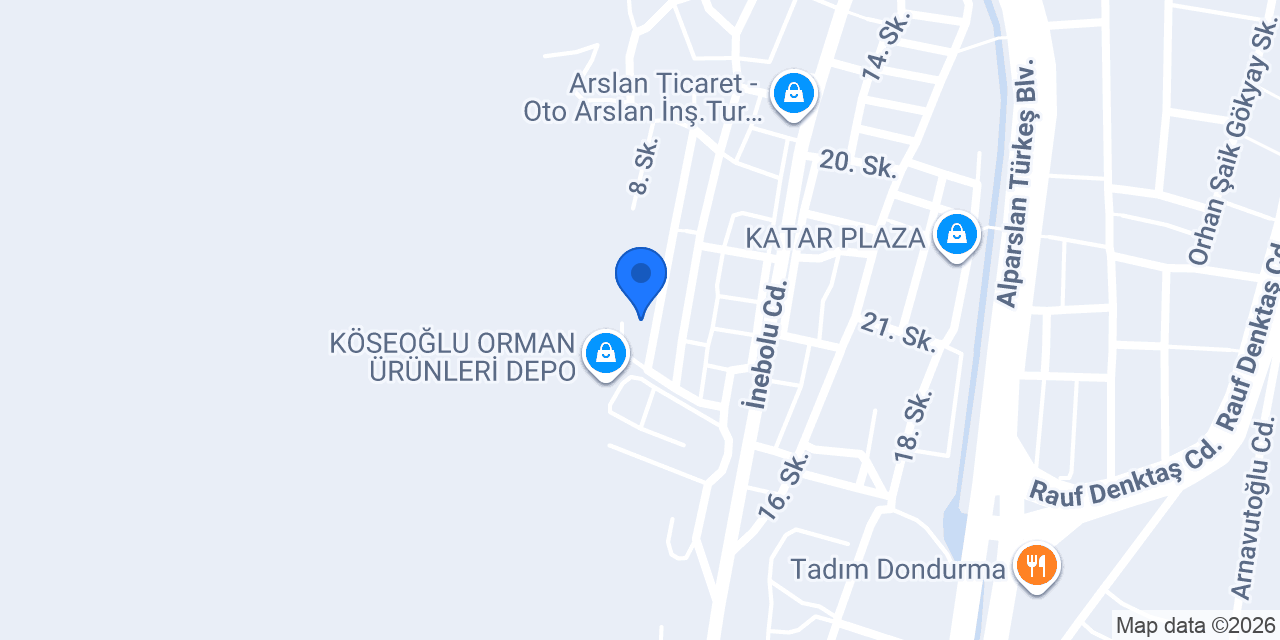 Parlak Mutfak Mobilya konumu