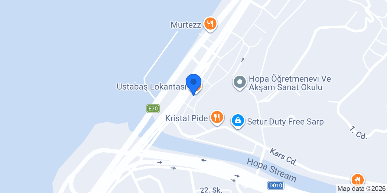 JOY DÖNER HOPA konumu