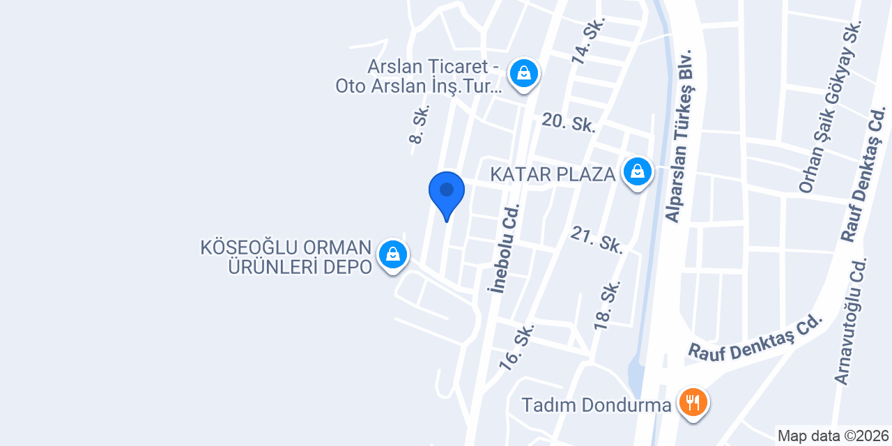 KÖSEOĞLU MOBİLYA SUNTA MDF HIRDAVAT MALZEME konumu