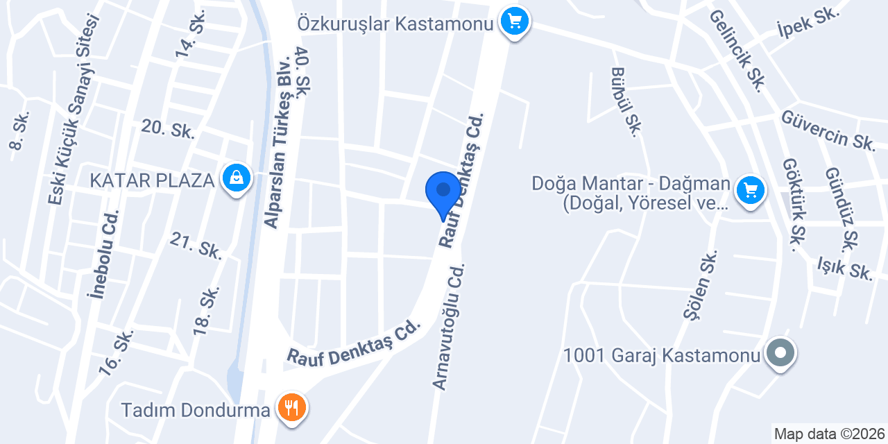 Devrekani Cırık Tatlıcısı Zafer Usta konumu