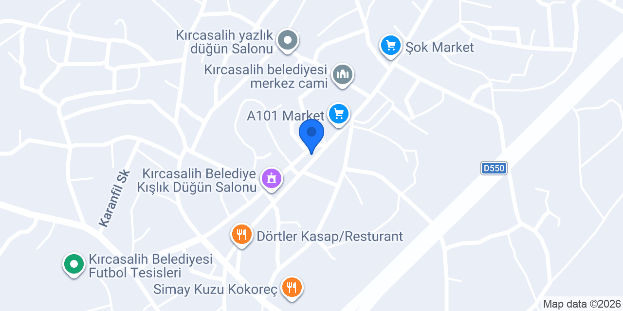 Kırcasalih konumu