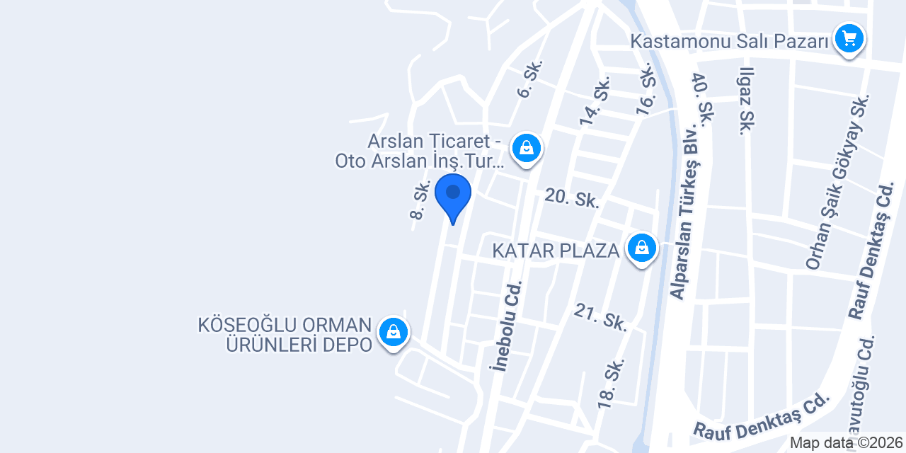 ILGAZ MOBİLYA konumu