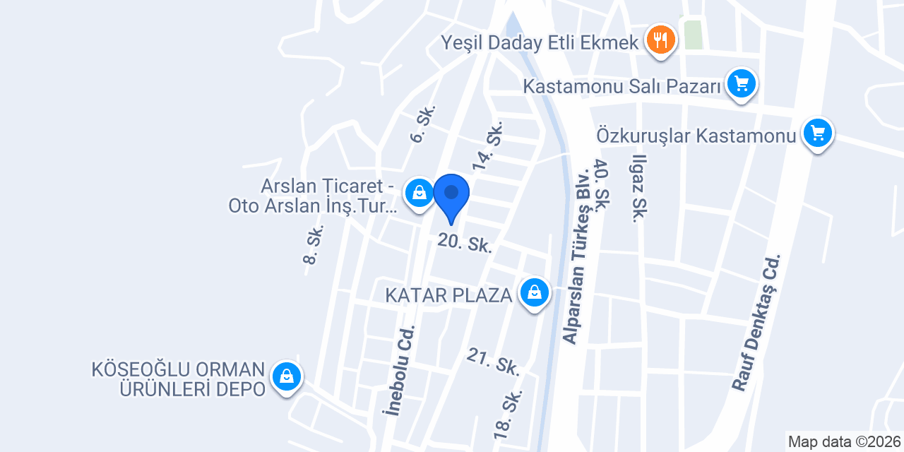 GÜVEN PİDE SALONU (Kastamonu Merkez) konumu