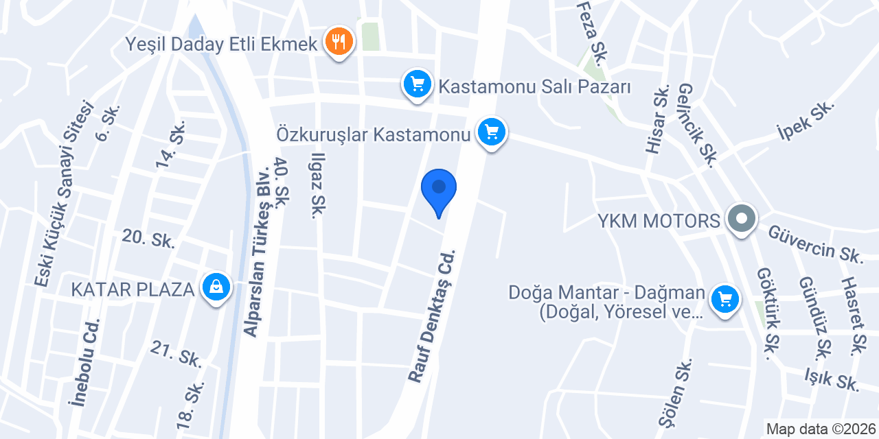 Oğuz Garage konumu