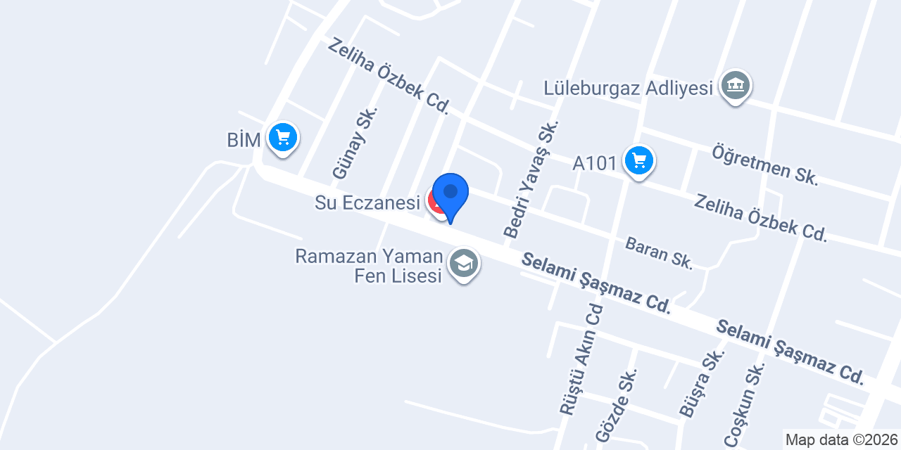 Altan Eczanesi konumu