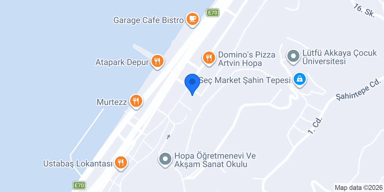 Hopa İlçe Halk Kütüphanesi konumu