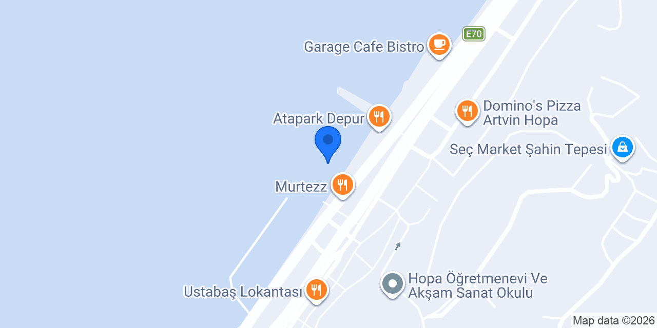 Nil Cafe Hopa konumu