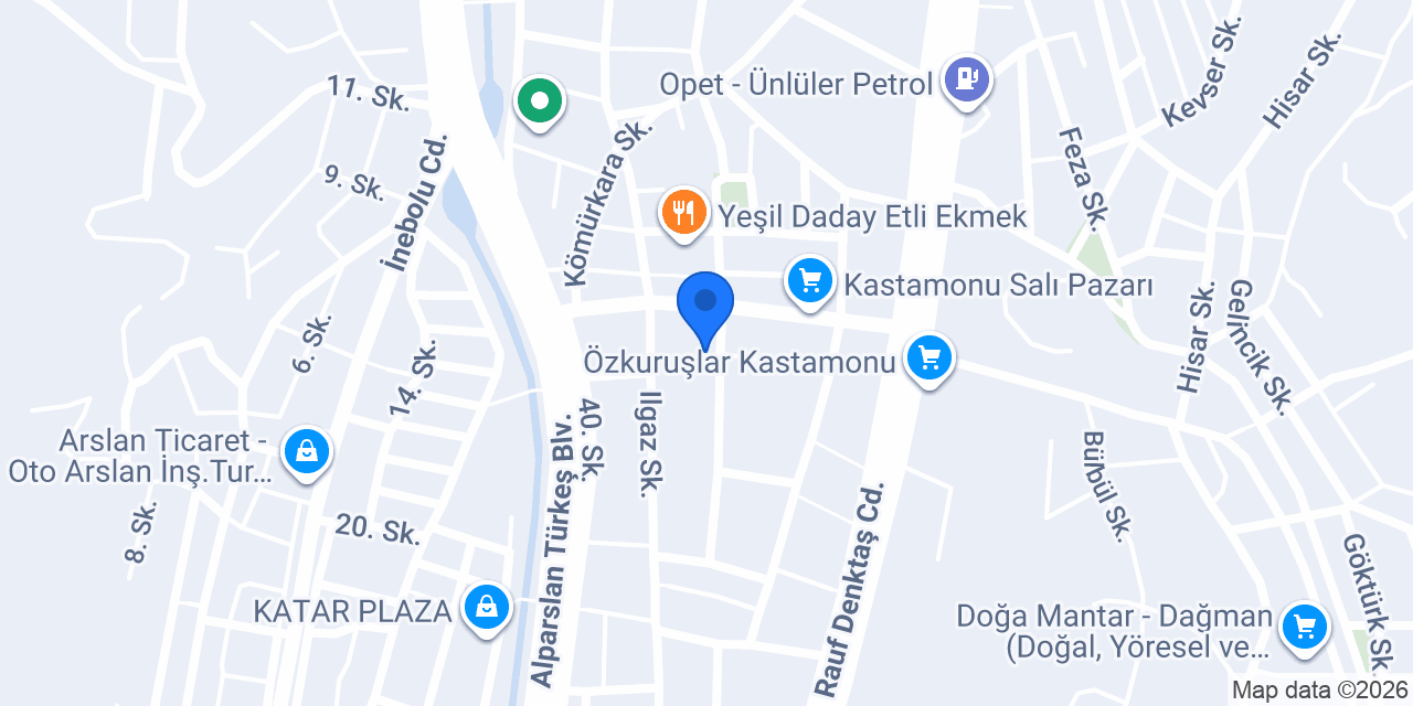 Daday Etliekmek konumu