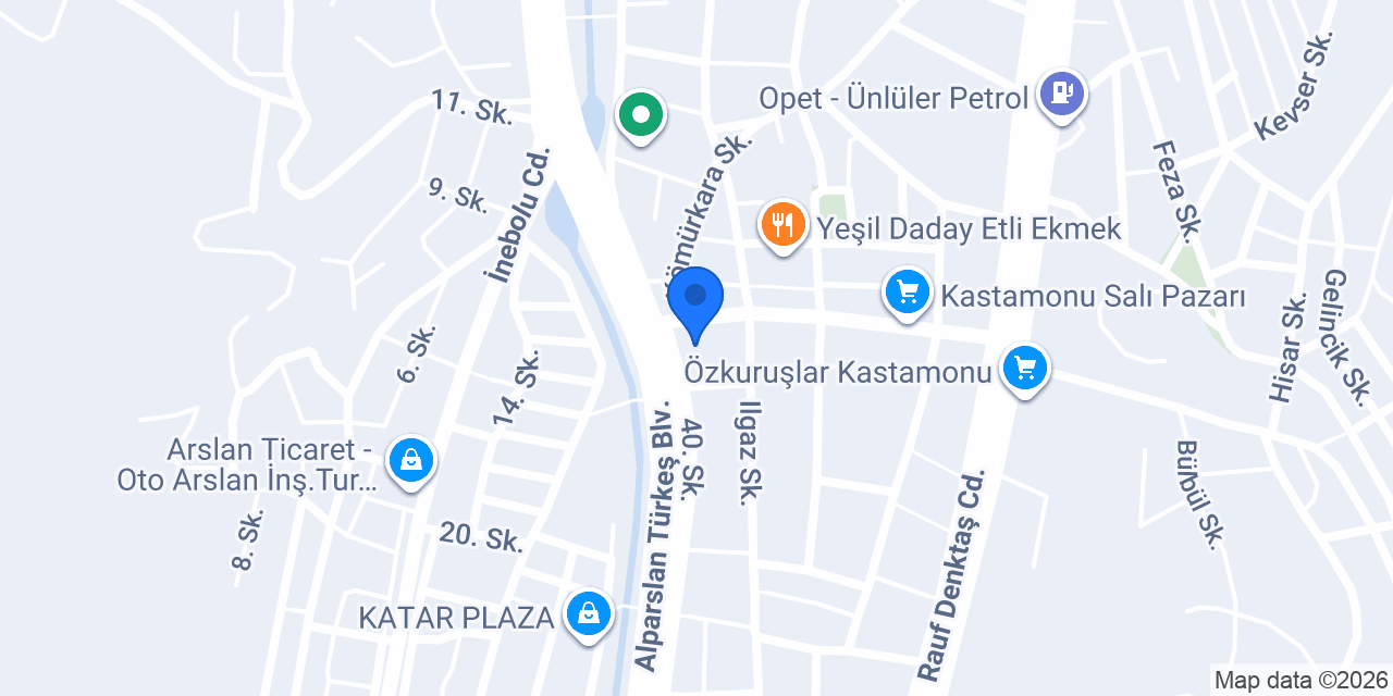 Divan Pasta ve Börek Salonu konumu