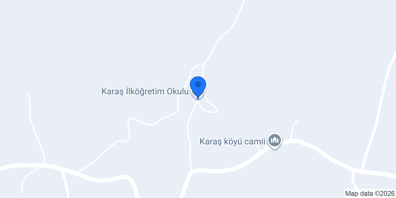 Karaş İlköğretim Okulu konumu