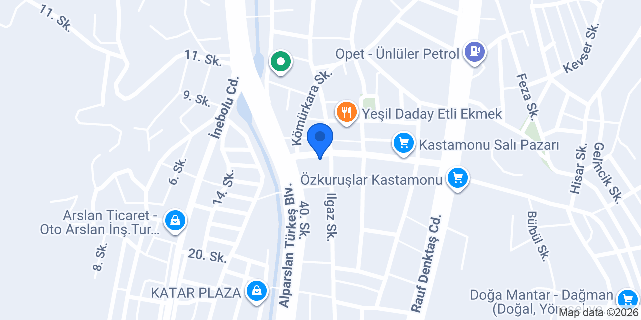 Derya Pide Salonu konumu
