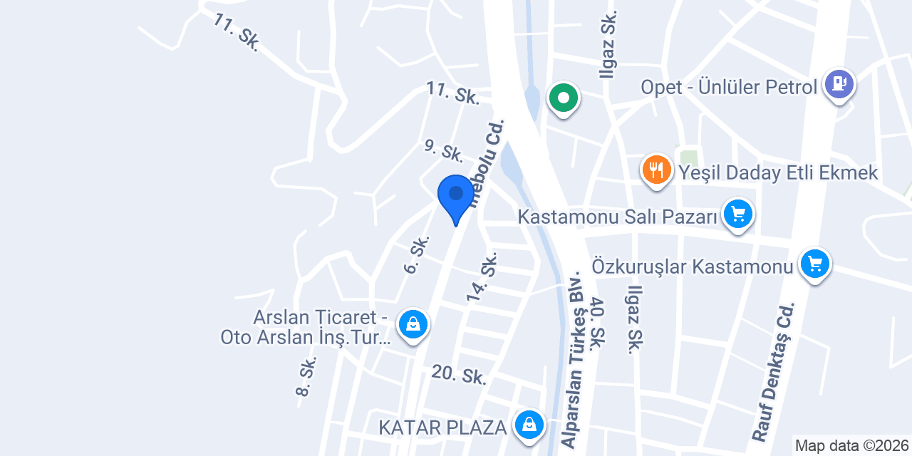 Yeşil Otocam konumu