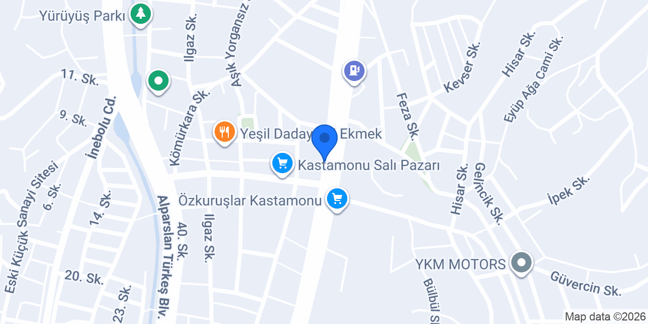 Daday Etli Ekmek ve Pide Salonu konumu