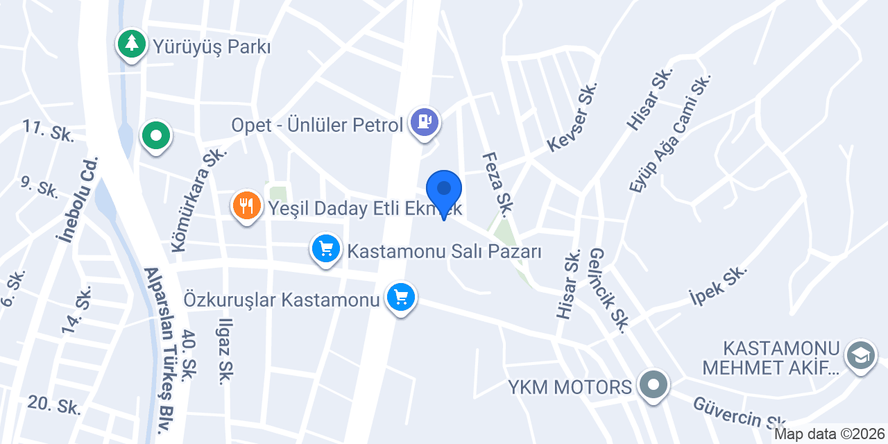 Evim Yapı konumu