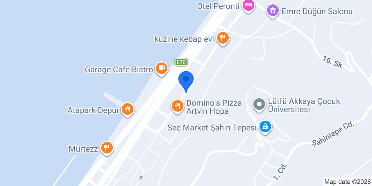 Ptt-hopa Şubesi konumu