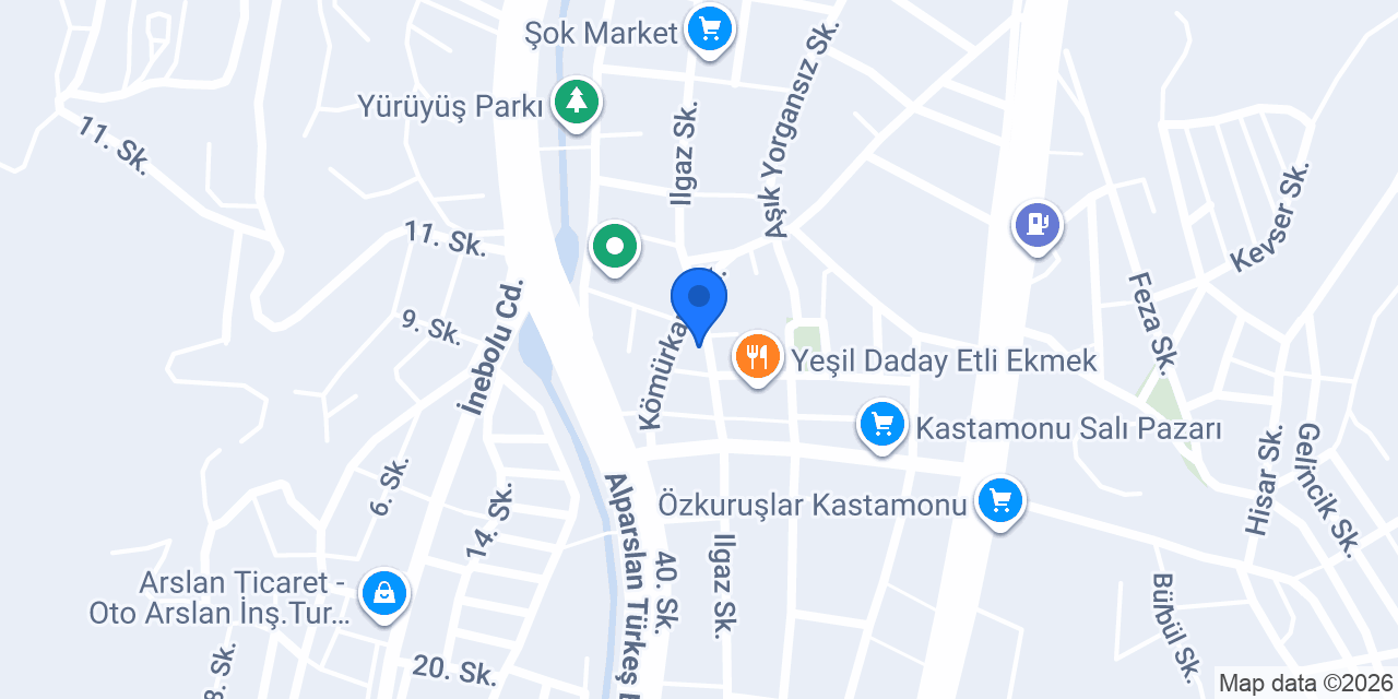 Devrekani Etli Ekmek konumu