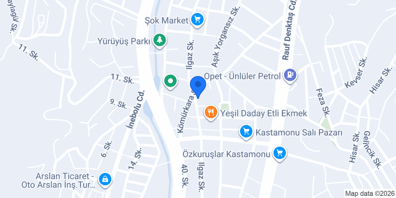 Vezir Temizlik konumu