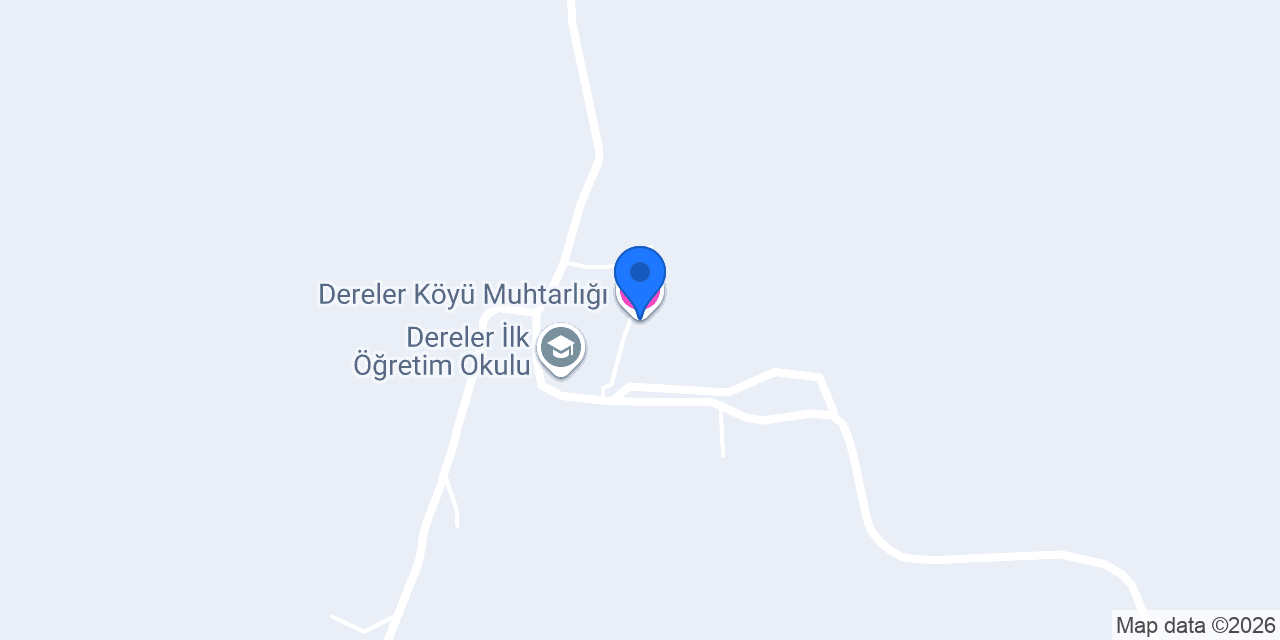 Dereler Köyü Muhtarlığı konumu