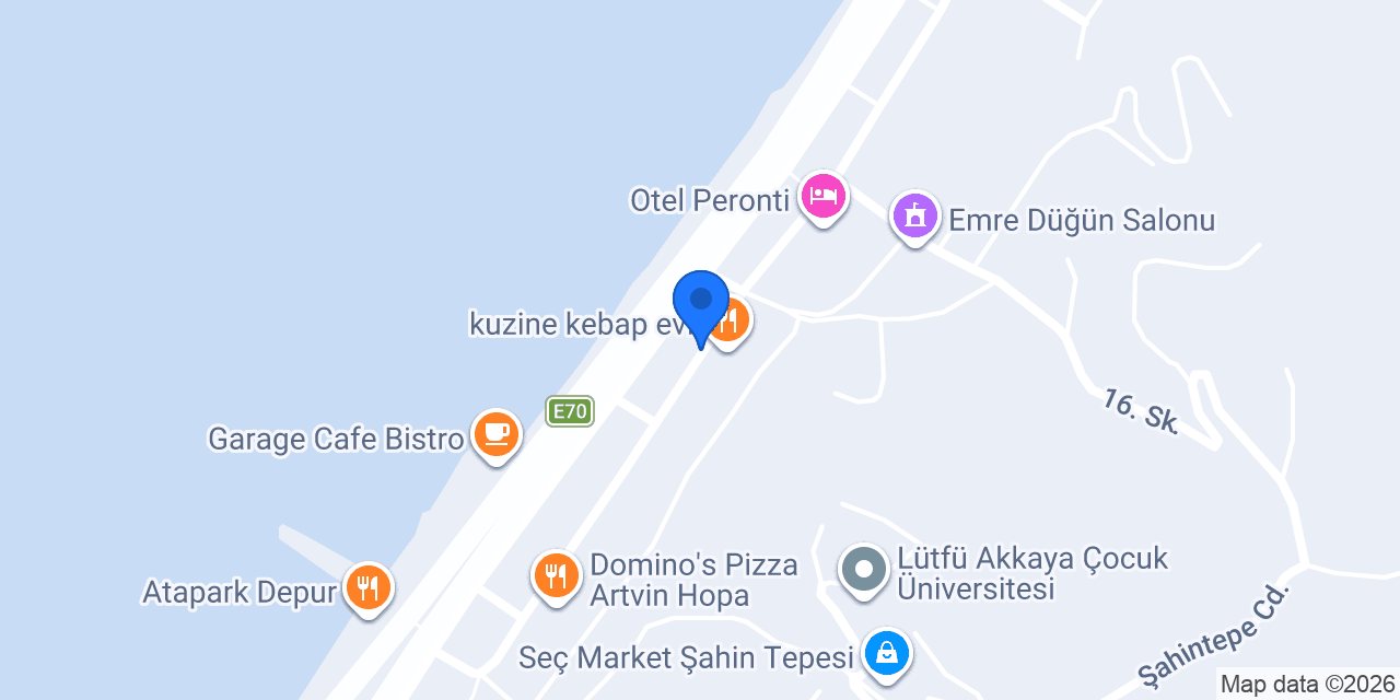 Hopa Polis Merkezi Amirliği konumu