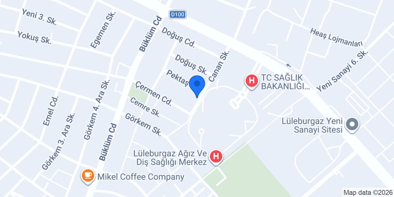Yüce Eczanesi konumu