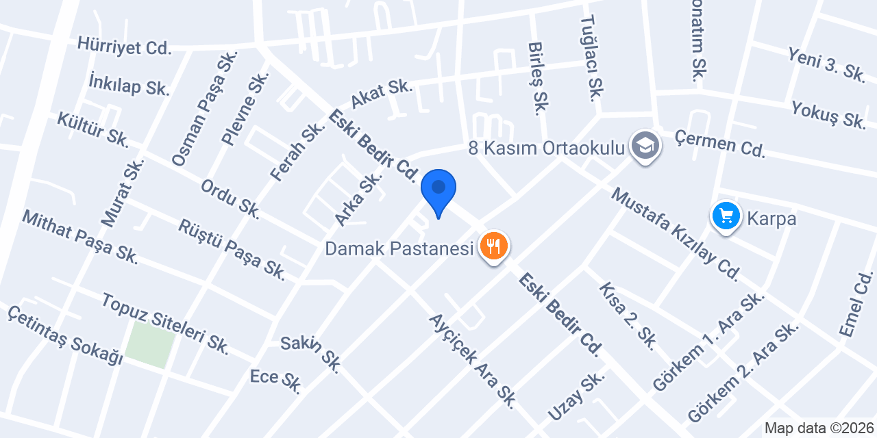 Özar Enerji Mühendislik konumu