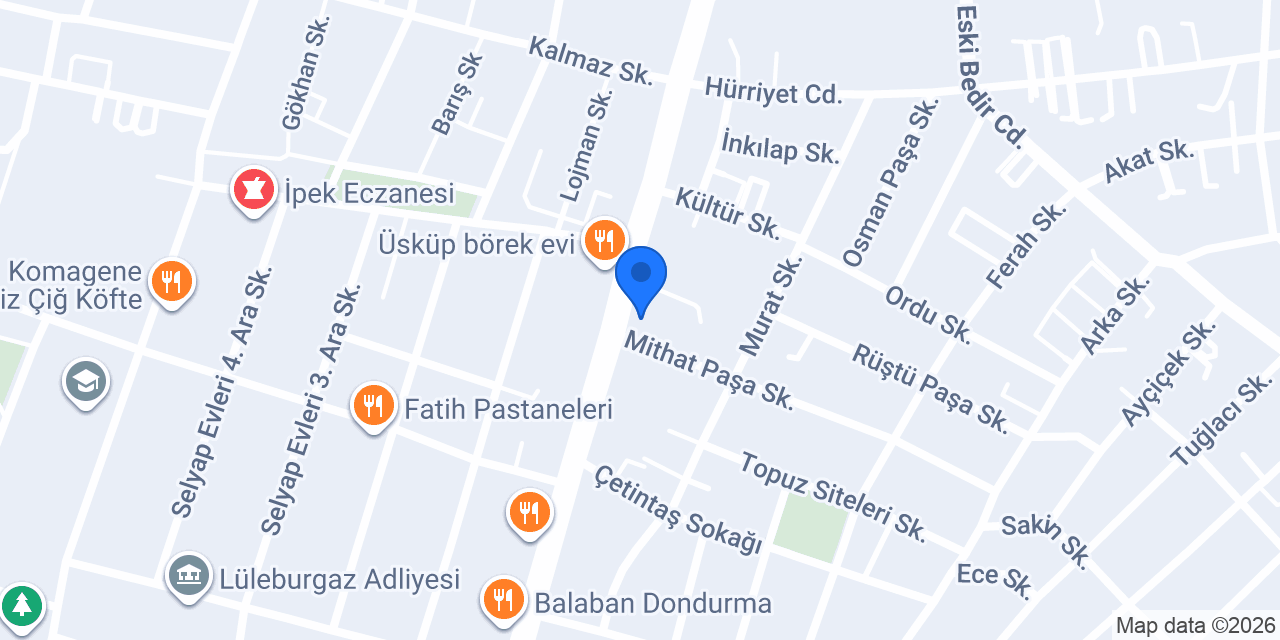 Hayat Kebap konumu